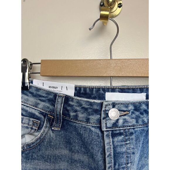 Vervet Blue Beverly Super High-Rise Straight Jeans NWT Sz. 29 - Picture 3 of 7